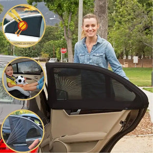 ✅ PACK PROMO DE 4 PORTES🚗 Protégez-Vous Contre les Rayons du Fenêtre de Voiture🚗!  Soleil ☀️, les Insectes 🦟et les Regards 👀 Indiscrets