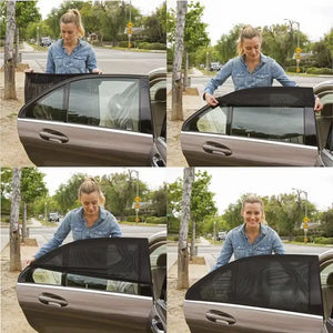 ✅ PACK PROMO DE 4 PORTES🚗 Protégez-Vous Contre les Rayons du Fenêtre de Voiture🚗!  Soleil ☀️, les Insectes 🦟et les Regards 👀 Indiscrets