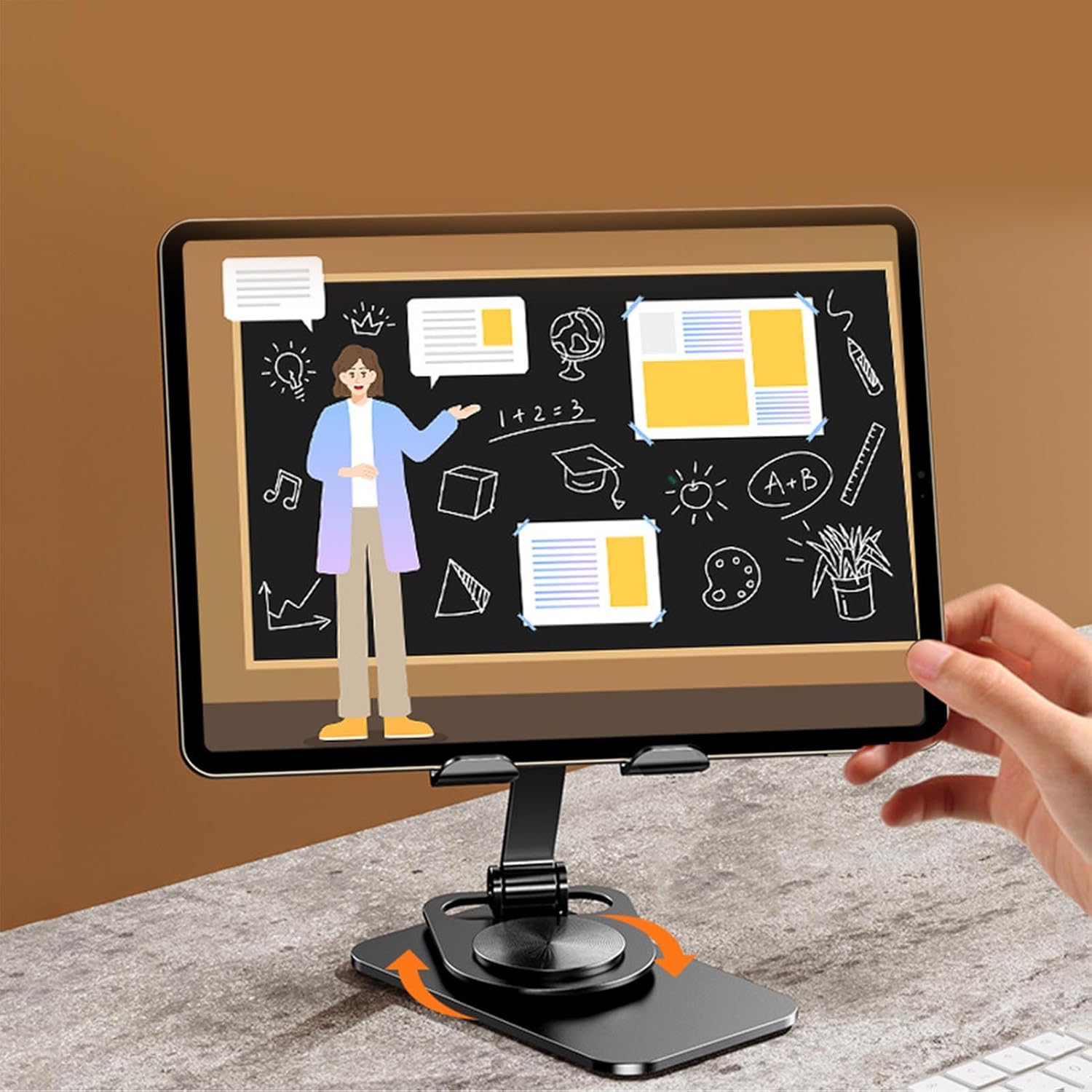 Ouabahas™ - Flexi360 : Le Support de Téléphone Pivotant et Durable pour Votre Confort Quotidien
