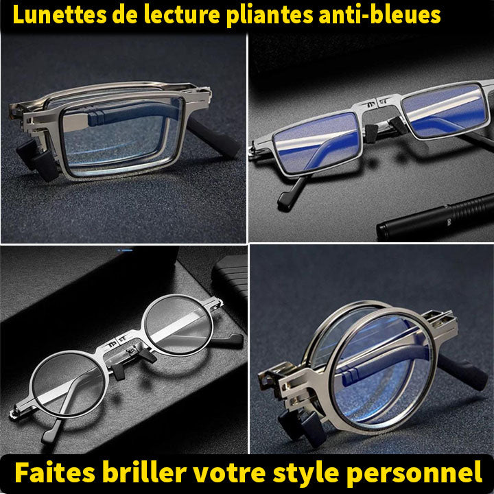Lunettes de Lecture Pliantes Anti-Lumière Bleue