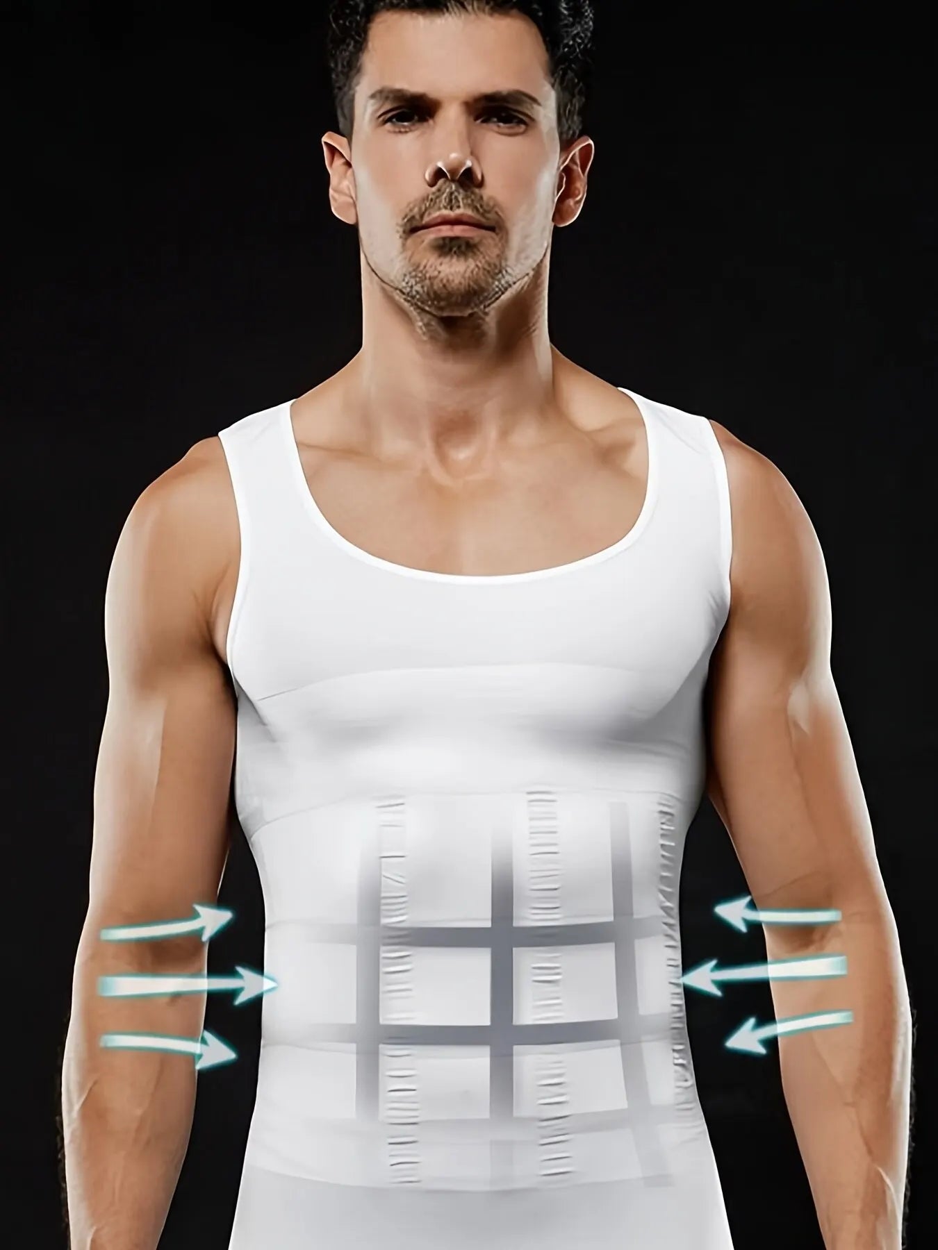 Slimfit™ Chemise Gilet Amincissante pour Homme