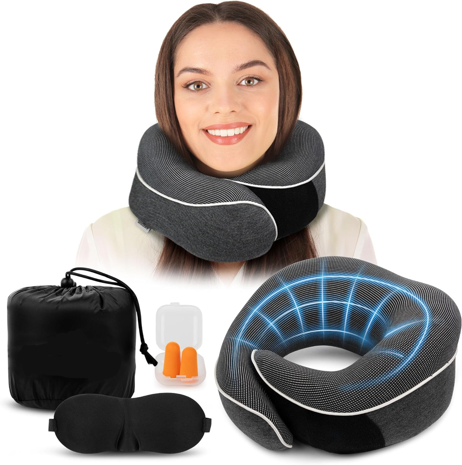 Travelux™ : Oreiller de voyage en mousse à mémoire