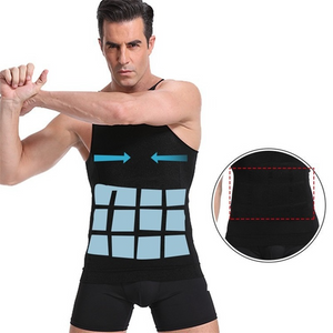 Slimfit™ Chemise Gilet Amincissante pour Homme