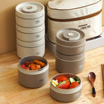 Load image into Gallery viewer, Lunch Box Isothermique en Acier Inoxydable ( 4 Pièces )
