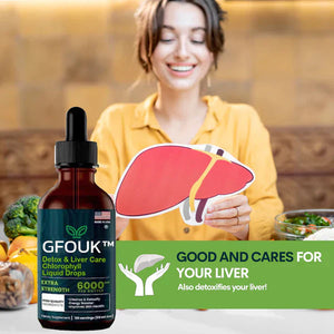 Gouttes de Chlorophylle Naturelle - Détoxification Puissante & Soin Complet du Foie