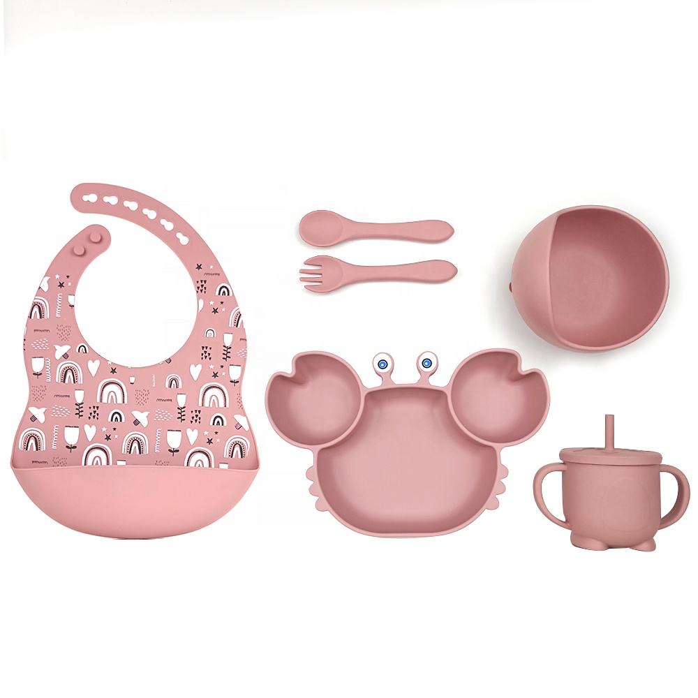 Zylux™: Kit d'Alimentation en Silicone pour Bébé (8 Pièces)