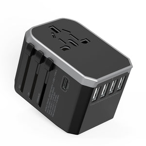 Adaptateur de Voyage Universel 2025 – USB Type-C PD sn