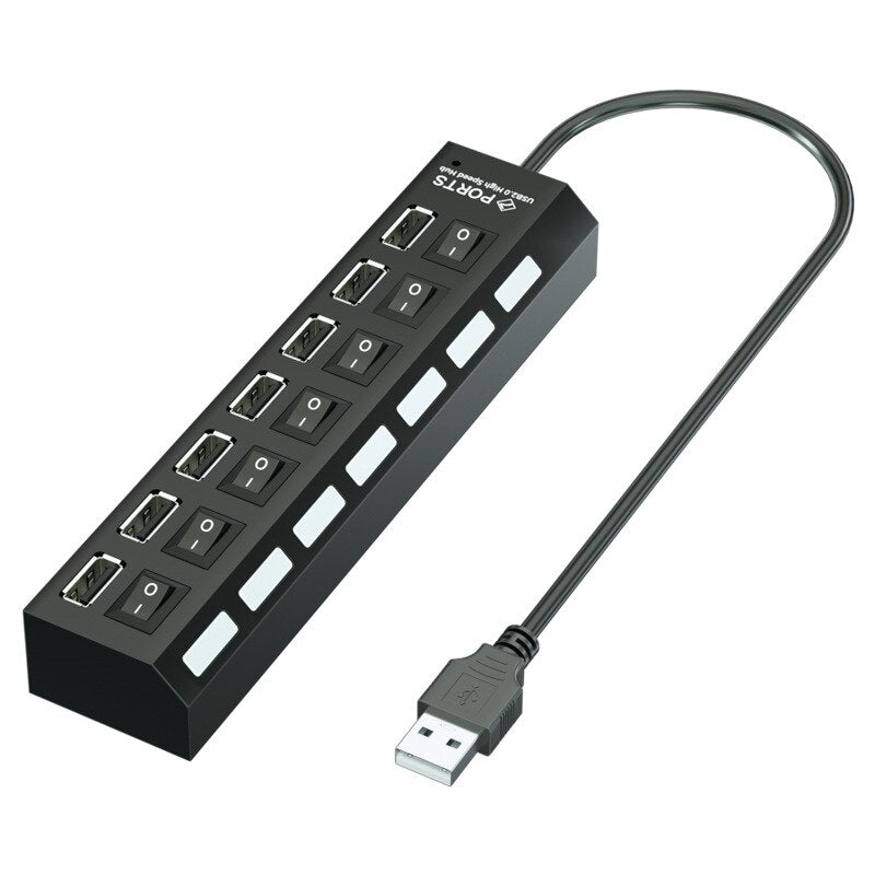 Connecteur d'extension de hub USB à 7 ports