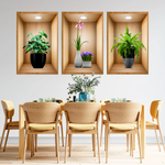 Load image into Gallery viewer, 🌹 🌹Pack de 3 Tableaux 3D de décoration murale 🌹 🌹
