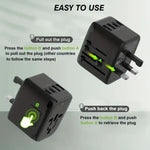 Load image into Gallery viewer, Adaptateur de Voyage Universel 2025 – USB Type-C PD sn
