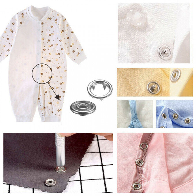 Kit d'attaches à pression en métal – BRK