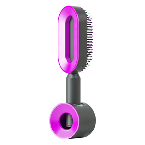 Zylux™ : Brosse de Cheveux Auto-Nettoyante pour Femme de Classe