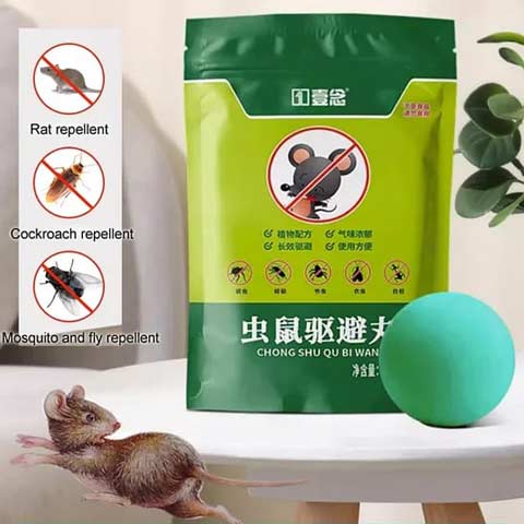 Sphère répulsive pour rongeurs et insectes