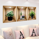 Load image into Gallery viewer, 🌹 🌹Pack de 3 Tableaux 3D de décoration murale 🌹 🌹
