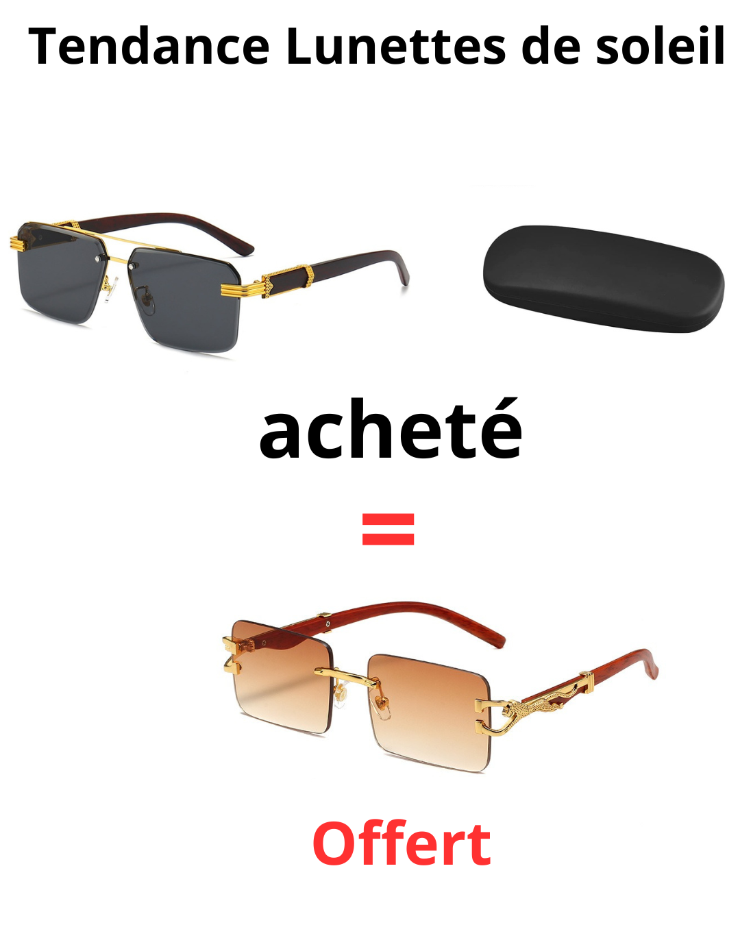 Offre exclusive Tendance Lunettes de Soleil
