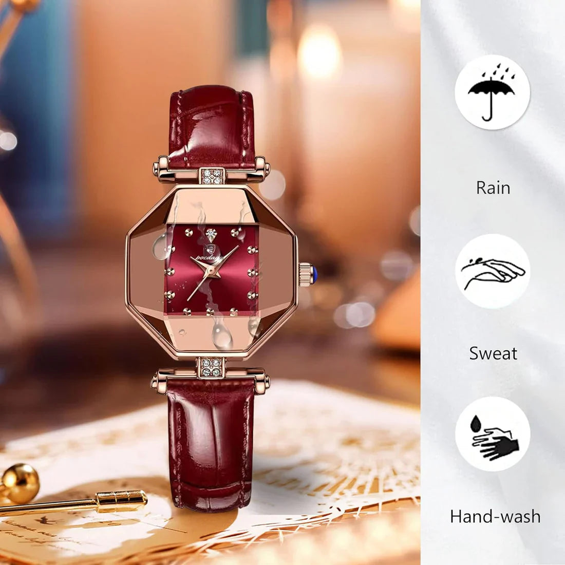 Montre en cuir de luxe pour femme YDE